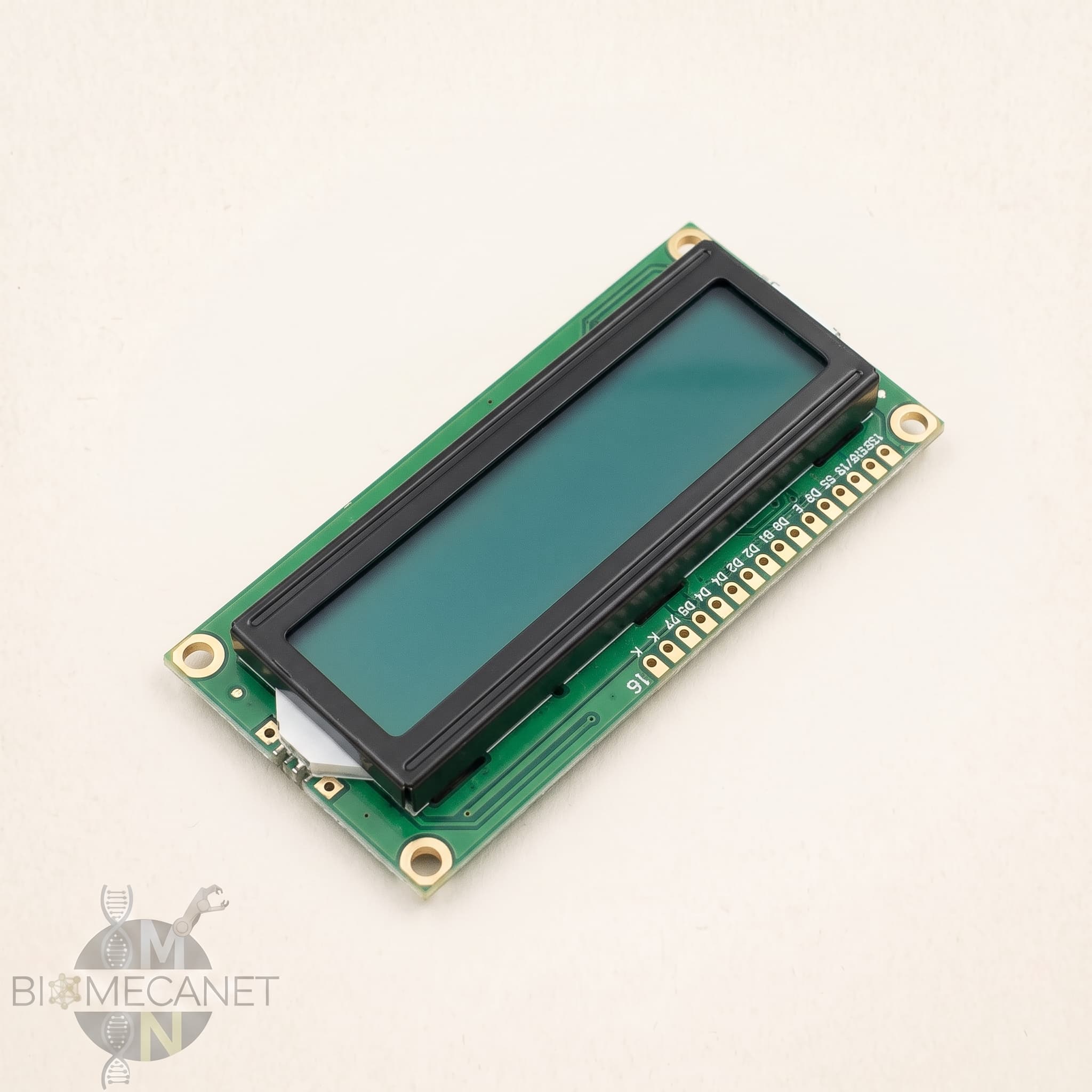 Display LCD alfanumérico 1602 de 16x2 caracteres con backlight azul