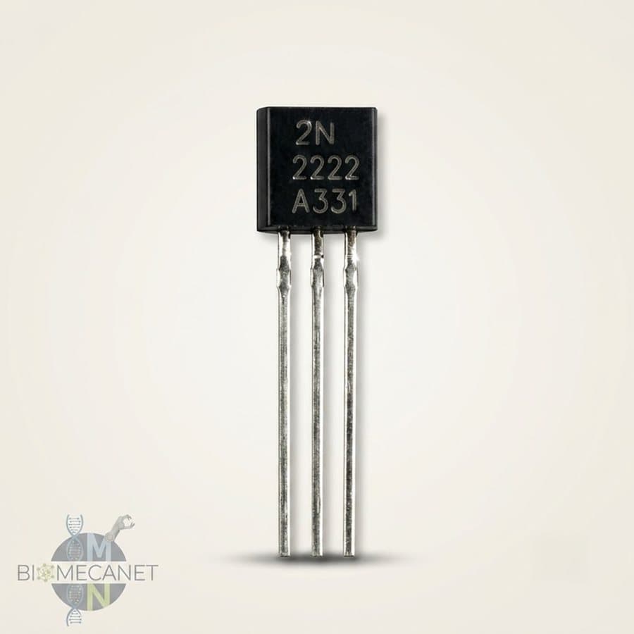 Transistor 2N2222A NPN encapsulado TO-92