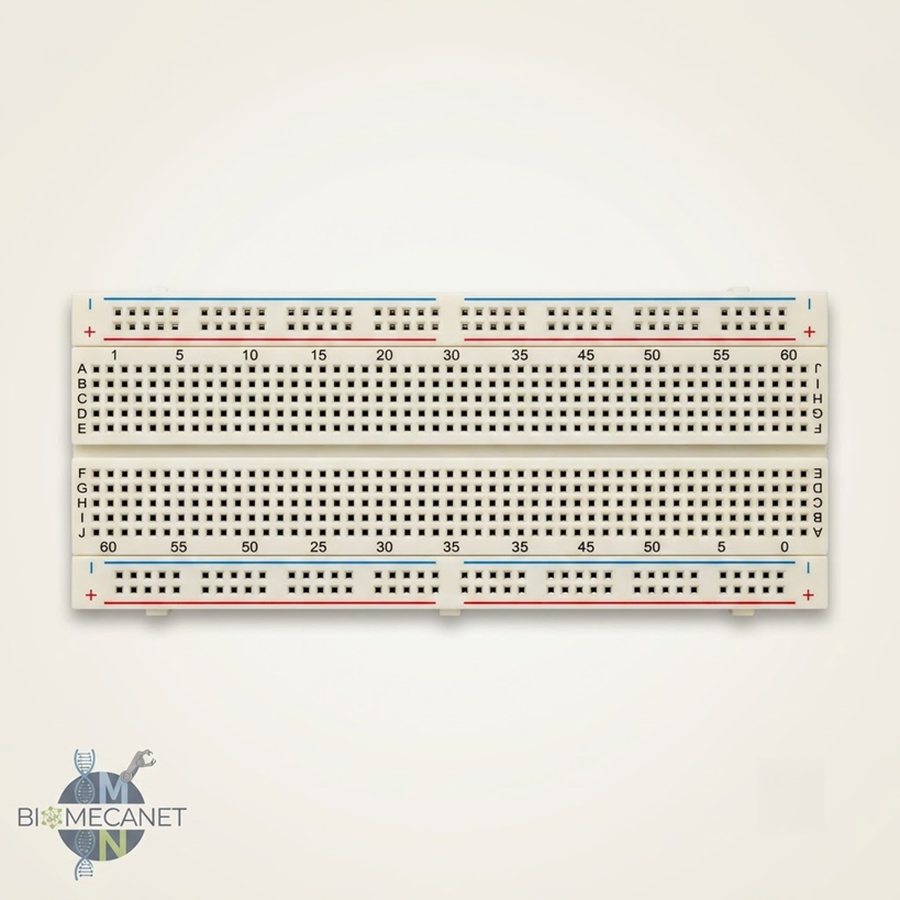 Protoboard MB-102 de 830 puntos