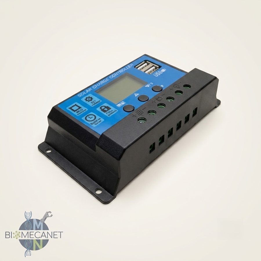 Regulador controlador PWM de carga solar 30A KW1230
